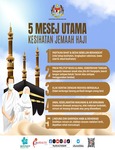 5 Mesej Utama Kesihatan Jemaah Haji